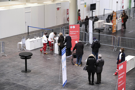 Eröffnung vom Impfzentrum in Hannover