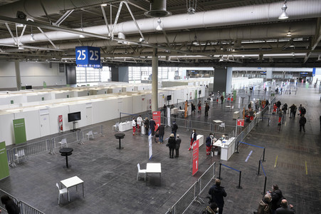 Eröffnung vom Impfzentrum in Hannover