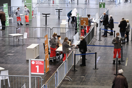 Eröffnung vom Impfzentrum in Hannover