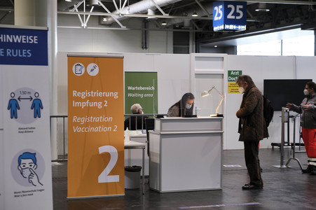 Eröffnung vom Impfzentrum in Hannover