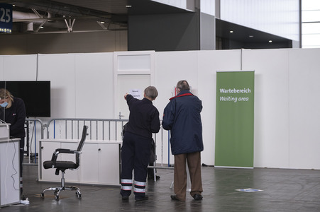 Eröffnung vom Impfzentrum in Hannover