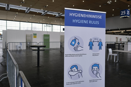 Eröffnung vom Impfzentrum in Hannover