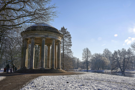 Winterliche Herrenhäuser Gärten in Hannover