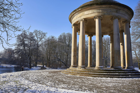 Winterliche Herrenhäuser Gärten in Hannover