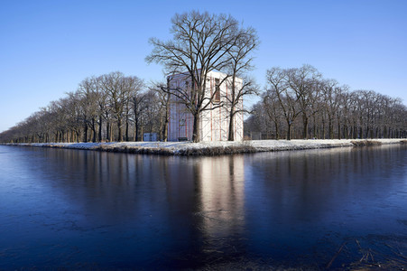 Winterliche Herrenhäuser Gärten in Hannover