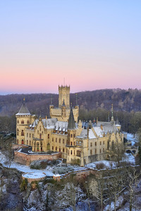 Wintermorgen am Schloss Marienburg bei Nordstemmen