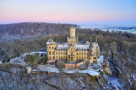 Wintermorgen am Schloss Marienburg bei Nordstemmen