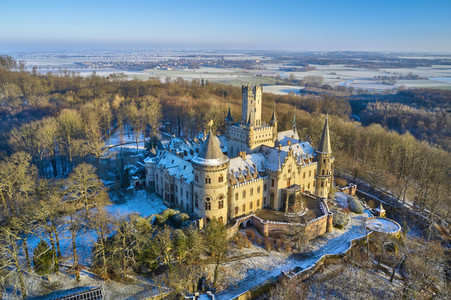 Wintermorgen am Schloss Marienburg bei Nordstemmen