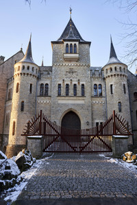 Wintermorgen am Schloss Marienburg bei Nordstemmen