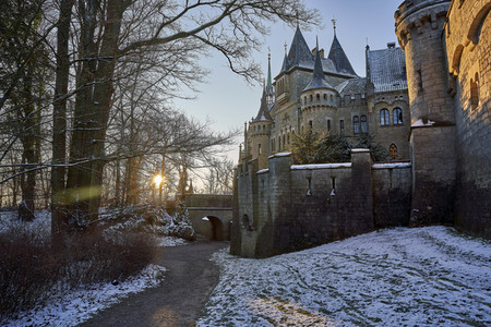 Wintermorgen am Schloss Marienburg bei Nordstemmen