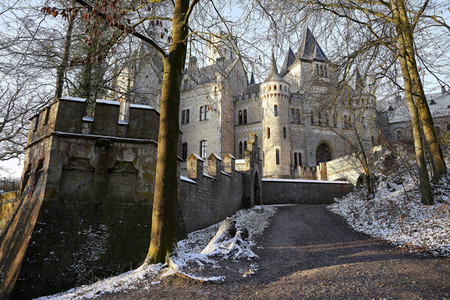 Wintermorgen am Schloss Marienburg bei Nordstemmen