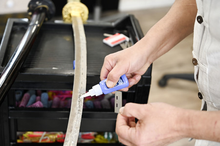 Hairdresser Alberto Olmedo in Madrid