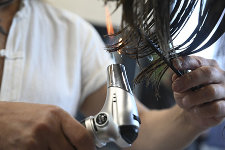 Hairdresser Alberto Olmedo in Madrid