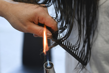 Hairdresser Alberto Olmedo in Madrid