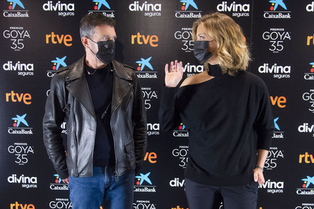 Präsentation der Moderatoren der Premios Goya 2021 in Madrid