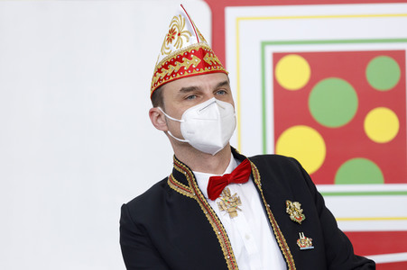 Vorstellung der Wagen des Kölner Rosenmontagszuges 2021