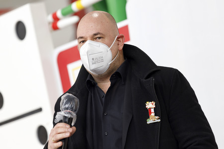 Vorstellung der Wagen des Kölner Rosenmontagszuges 2021