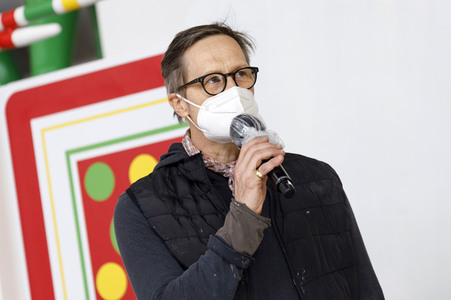 Vorstellung der Wagen des Kölner Rosenmontagszuges 2021