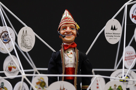 Vorstellung der Wagen des Kölner Rosenmontagszuges 2021