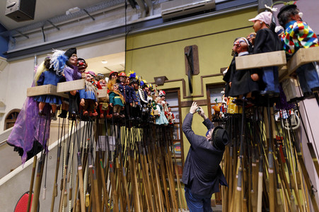 Vorstellung der Wagen des Kölner Rosenmontagszuges 2021