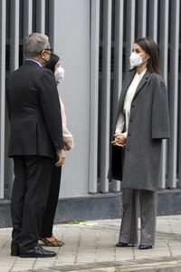 Königin Letizia von Spanien bei der AECC in Madrid