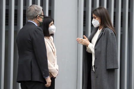 Königin Letizia von Spanien bei der AECC in Madrid