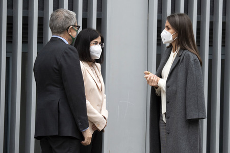 Königin Letizia von Spanien bei der AECC in Madrid
