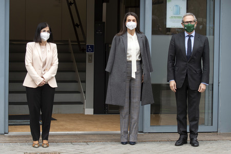 Königin Letizia von Spanien bei der AECC in Madrid