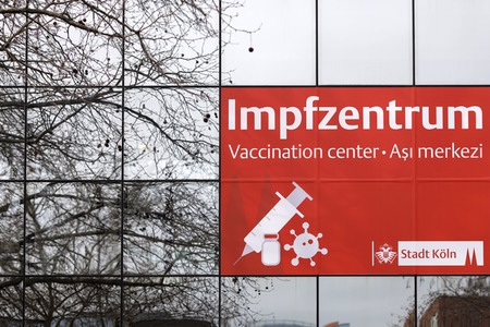 Impfzentrum in Köln