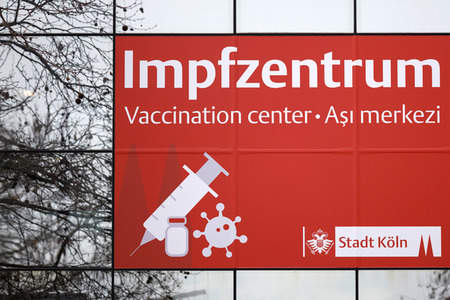 Impfzentrum in Köln
