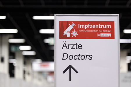 Impfzentrum in Köln