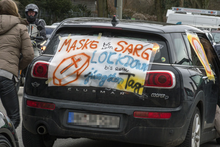 Querdenker-Demo in Hamburg