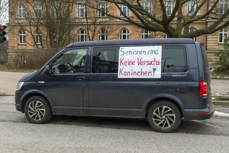 Querdenker-Demo in Hamburg