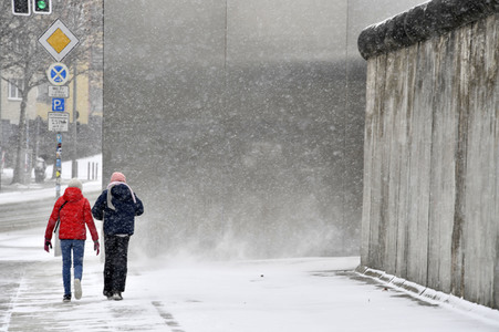 Wintereinbruch in Berlin