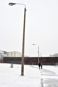 Wintereinbruch in Berlin
