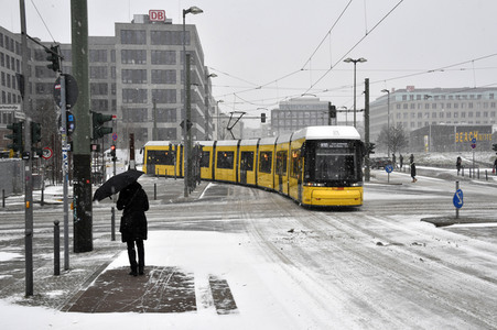 Wintereinbruch in Berlin
