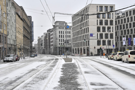 Wintereinbruch in Berlin