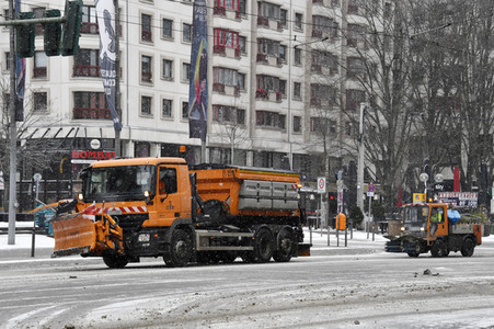 Wintereinbruch in Berlin