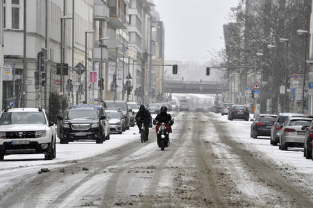 Wintereinbruch in Berlin