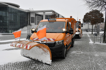 Wintereinbruch in Berlin