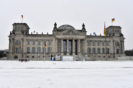 Wintereinbruch in Berlin