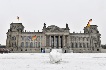 Wintereinbruch in Berlin
