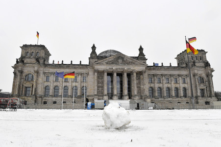 Wintereinbruch in Berlin