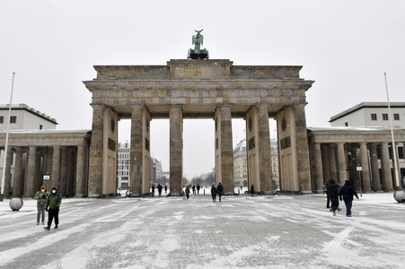 Wintereinbruch in Berlin
