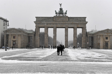 Wintereinbruch in Berlin