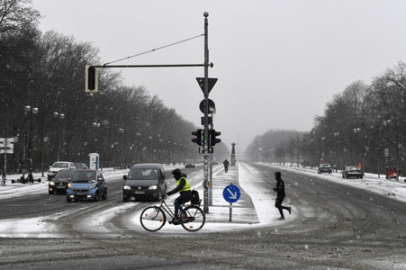 Wintereinbruch in Berlin