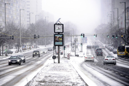 Wintereinbruch in Berlin