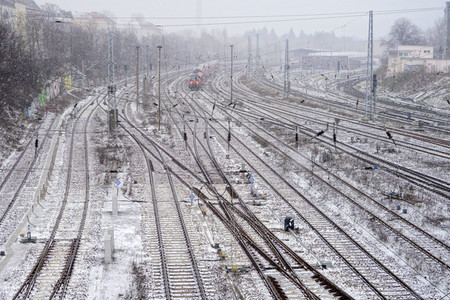 Wintereinbruch in Berlin