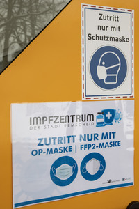 Eröffnung des Impfzentrums in Remscheid