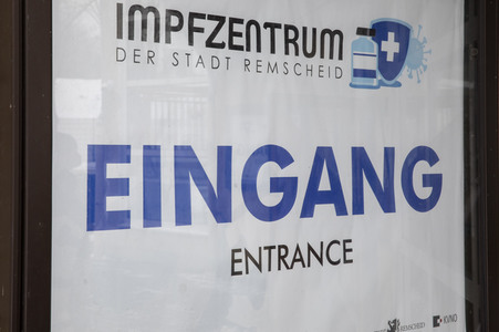 Eröffnung des Impfzentrums in Remscheid